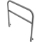 Protective bar made of steel tubing | 60 x 2.5 mm | with crossbar | for wall mounting | total width: 1200 mm | hot-dip galvanized